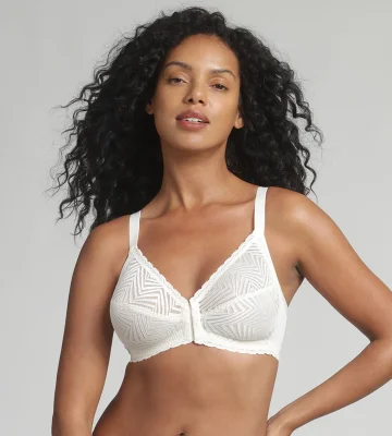 Soutien-gorge ouverture devant ivoire Ideal Posture