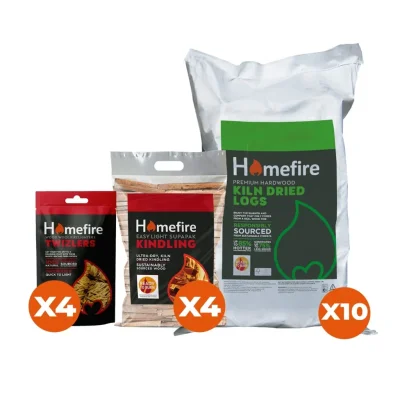 Kiln Dried Logs Subscribe & Save Bundle (10 x Handy Bags)