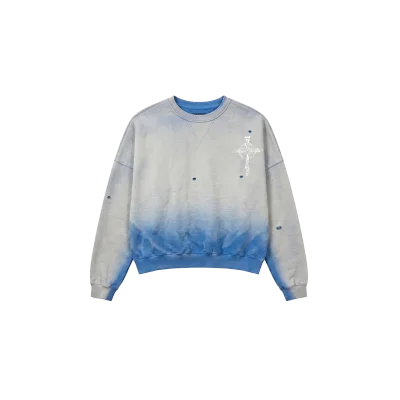 CROSS CREWNECK (BLUE)