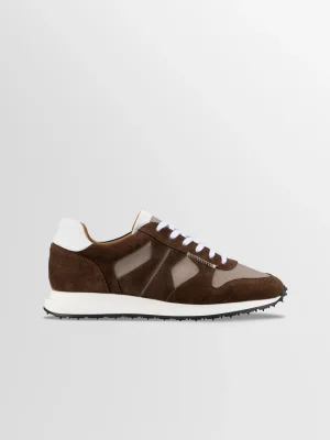 Firenze Suede Runner in Brown