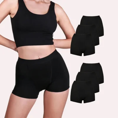 6er Pack Periodenunterwäsche Taynie Shorts ultra