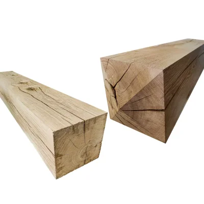Oak Hardwood Fence Post Timber Bollards Gate Posts Wood Fencing Rail Solid Oak