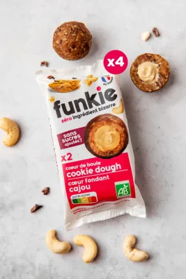 LOT Cœurs de Boule Cookie Dough • Cajou x4