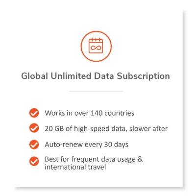 Global Unlimited Subscription: 4 months