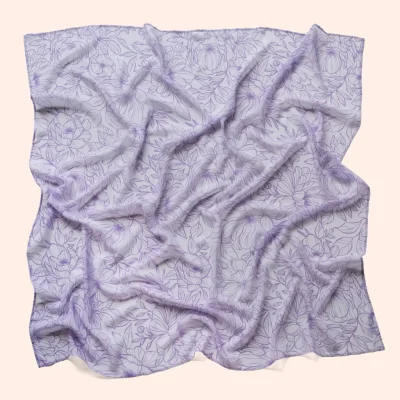 Playcycle speeldoek groot - 95cm - Botanicals Lila
