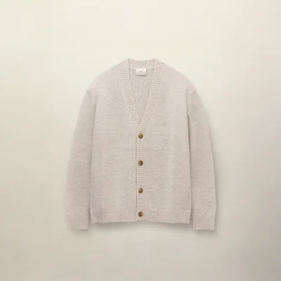 Theo Alpaca Blend Cardigan - Ivory
