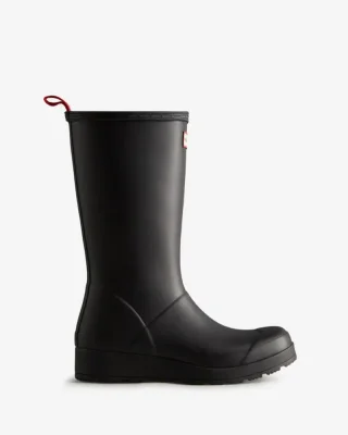 Hunter Women WOMENS PLAY TALL BOOT BLACK