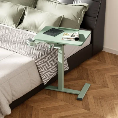 Hinomi Air Desk Height Adjustable, Tiltable, Foldable Desk with Wheels | Laptop Table