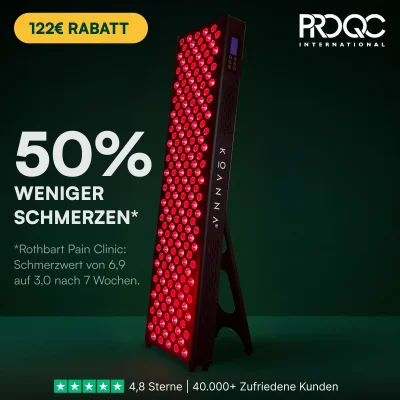 Koanna® Luma1000™ - Rotlicht-Panel