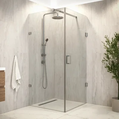 Douchecabine Mira - 90 x 200 - Chroom