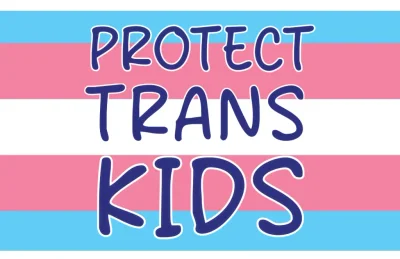 Protect Trans Kids Flag