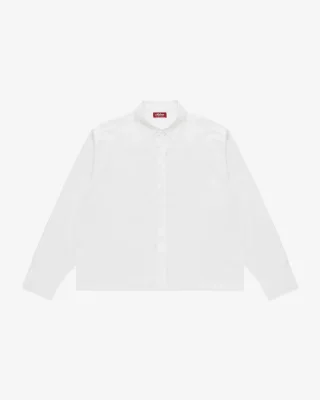 Decadence Long Sleeve Shirt (Pearl White)