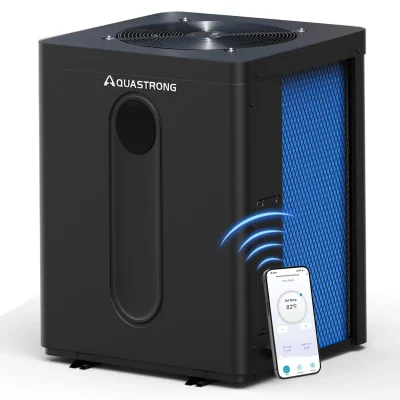 HEX075TOP 80,000 BTU Top Discharge Heat Pump For 21,000 Gallons Pools 220V