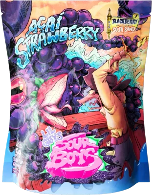 Acai Strawberry Sour Gummies