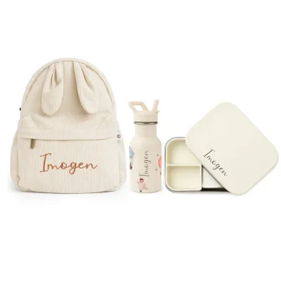 JBØRN Toddler Travel Bundle | Backpack, Water Bottle & Lunch Box Set
