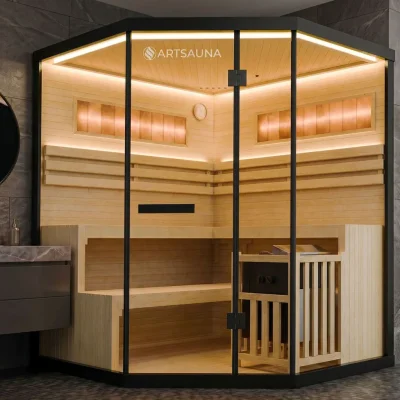Indoor Sauna Vantaa 160 - Salzstein