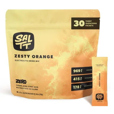 SALTT Electrolyte Drink Mix - Zesty Orange - 30 Pack