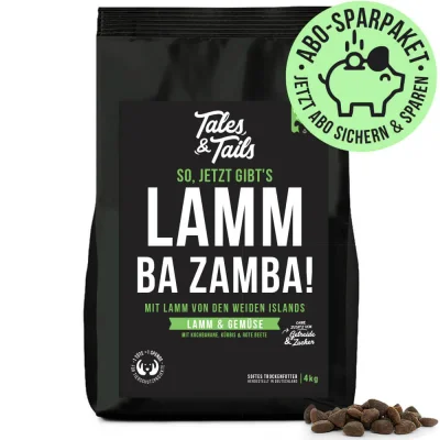 Abo - LammBa Zamba! - softes Trockenfutter mit Lamm für Hunde