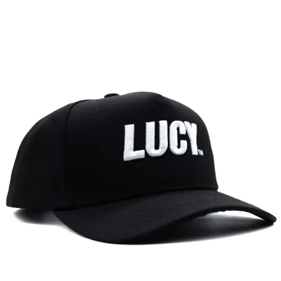 LUCY Black Snapback Hat