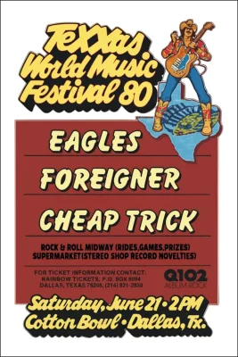 1980 TEXXAS JAM Mini Poster