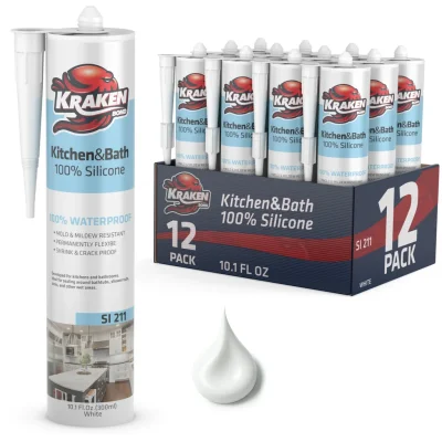 Kitchen & Bathroom Silicone 10.1 fl oz - 12/24/48 Pack