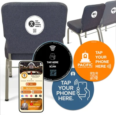 Church Tap Signs for Seating - Custom