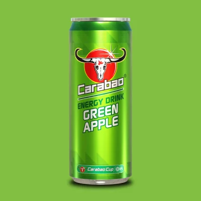 Carabao Energy Drink Green Apple (330ml Can)