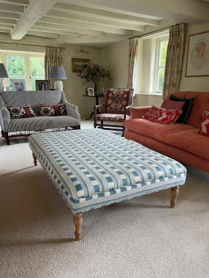 Bespoke XL Sam Ottoman In Any Fabric