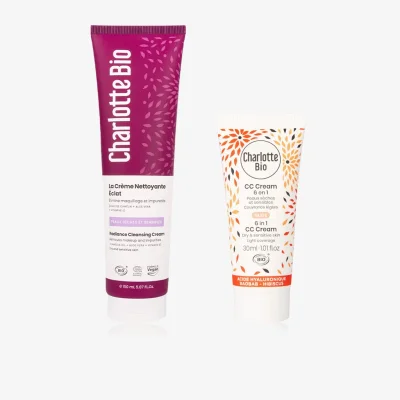 Duo CC Crème et crème nettoyante éclat