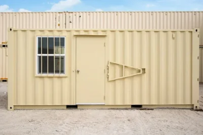 20ft Mobile Office Shipping Container with Bathroom (20STMOB)