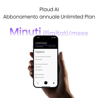 Abbonamento Annuale Illimitato Plaud AI | Pacchetto doppio| Per le Aziende