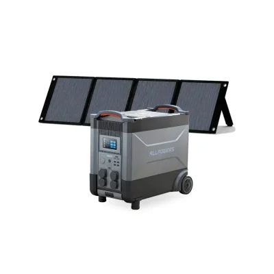 ALLPOWERS Solar Generator Kit 4000W (R4000 + SP035 200W Solar Panel)