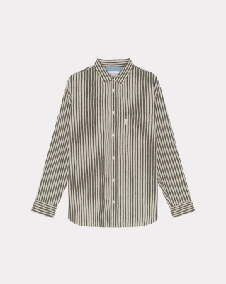 CHEMISE POCKET STRIPES GRIS