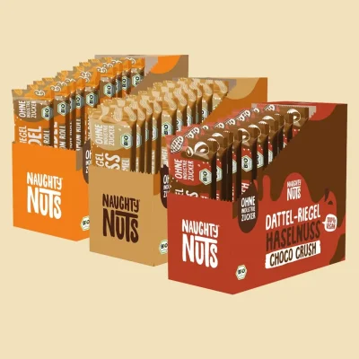 Bio Dattel-Nussmus-Riegel Bundle