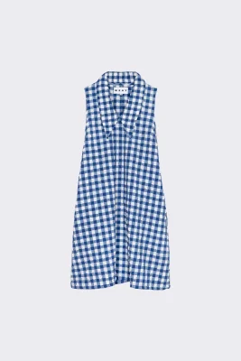Brooks Dress - Navy Check