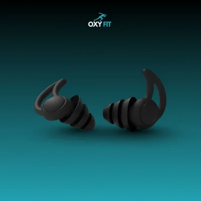 OXYFIT™ Silicone Ear Plugs – Sleep & Swim Protection