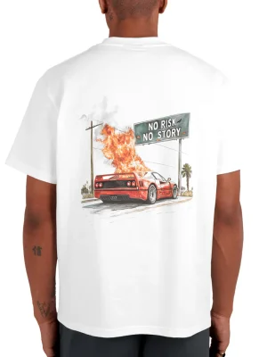 Burn Out T-shirt - White