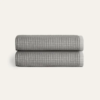 Onsen Sculpted Terry Bath Towels