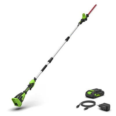 POWERALL 24V Pole Hedge Trimmer 51cm Gen. II - 2Ah Battery
