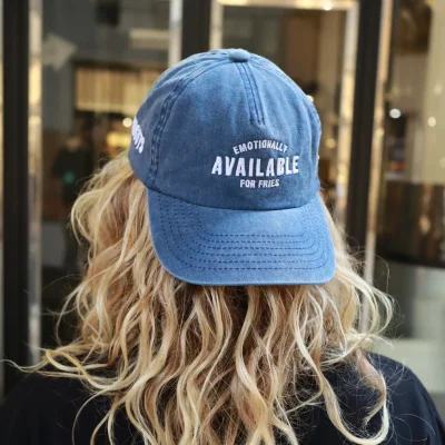 Casquette mixte bleue