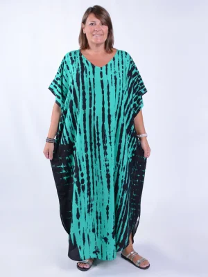Midnight Emerald Kaftan - KAF47