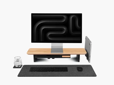 Setup Cockpit Medium & Laptop Dock - Eiche