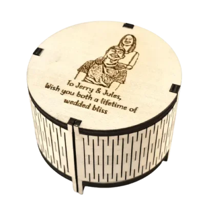 Cylindrical Wind-up Music Box