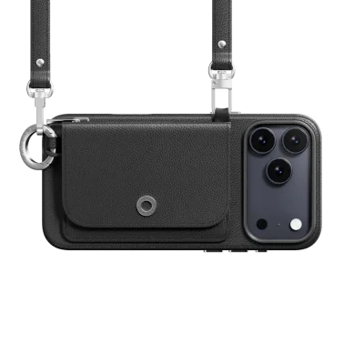 Pouch M Wallet Phone Case with Lanyard for iPhone 17