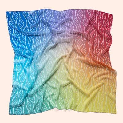 Playcycle speeldoek groot - 95cm - Ombre Rainbow