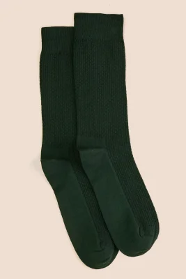Chaussettes nid d’abeille Fil d'Écosse