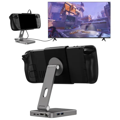 Antank Adjustable Stand for Steam Deck with Built-in 6-in-1 Hub
