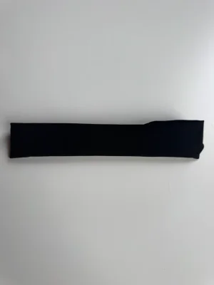 Échantillon - Bandeau plat noir