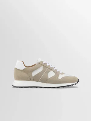 Firenze Suede Runner in Bone