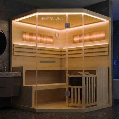 Indoor Sauna Vantaa 160 - Salzstein